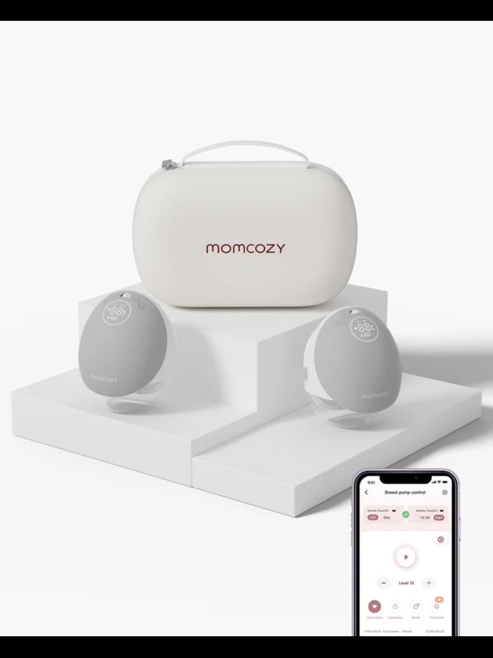 Momcozy White & Gray